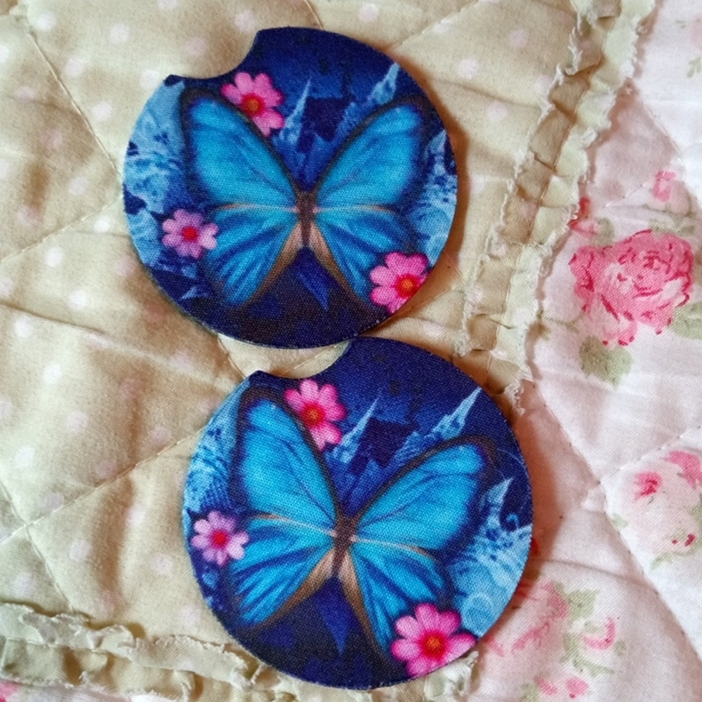 Butterfly Car Coasters